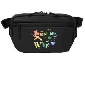 Halloween Costumes Witch Way To The Wine Lover Fun Gift Crossbody Pack