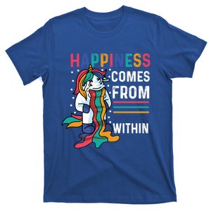 Happiness Comes Within Gay And Homosexual Santa Claus Cute Gift T-Shirt