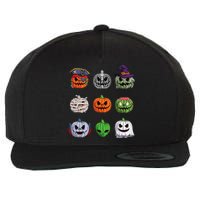 Halloween Costume Women Pumpkin Characters Wool Snapback Cap