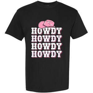 Howdy Cow Western Country Cowgirl Garment-Dyed Heavyweight T-Shirt