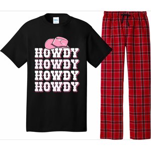 Howdy Cow Western Country Cowgirl Pajama Set