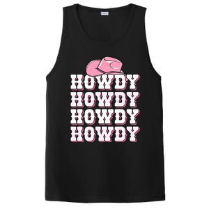 Howdy Cow Western Country Cowgirl PosiCharge Competitor Tank