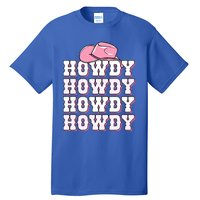 Howdy Cow Western Country Cowgirl Tall T-Shirt