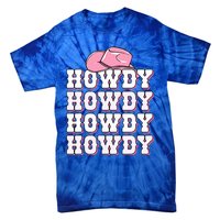 Howdy Cow Western Country Cowgirl Tie-Dye T-Shirt