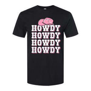 Howdy Cow Western Country Cowgirl Softstyle CVC T-Shirt