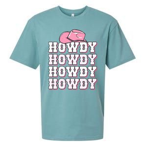 Howdy Cow Western Country Cowgirl Sueded Cloud Jersey T-Shirt