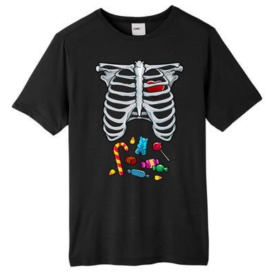 Halloween Costume XRay Skeleton Rib Heart Candy Adult Tall Fusion ChromaSoft Performance T-Shirt