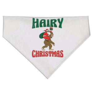 Hairy Christmas Xmas Camping Camper Hiking Season Holidays Gift USA-Made Doggie Bandana