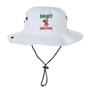 Hairy Christmas Xmas Camping Camper Hiking Season Holidays Cool Gift Legacy Cool Fit Booney Bucket Hat