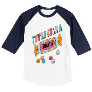 Hard Candy You're Such A Smartie Heart Happy Valentine’s Day Baseball Sleeve Shirt