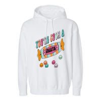 Hard Candy You're Such A Smartie Heart Happy Valentine’s Day Garment-Dyed Fleece Hoodie