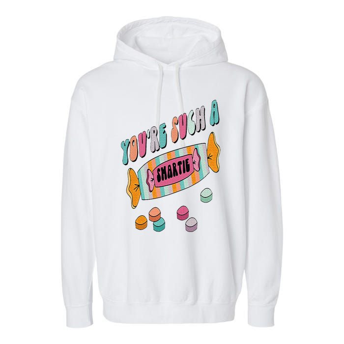 Hard Candy You're Such A Smartie Heart Happy Valentine’s Day Garment-Dyed Fleece Hoodie