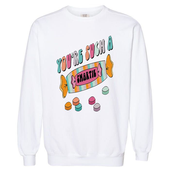 Hard Candy You're Such A Smartie Heart Happy Valentine’s Day Garment-Dyed Sweatshirt