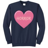 Horror Creepy Yami Kawaii Pastel Grunge Valentines Heart Sweatshirt