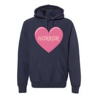 Horror Creepy Yami Kawaii Pastel Grunge Valentines Heart Premium Hoodie