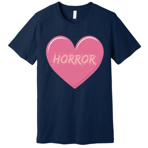 Horror Creepy Yami Kawaii Pastel Grunge Valentines Heart Premium T-Shirt