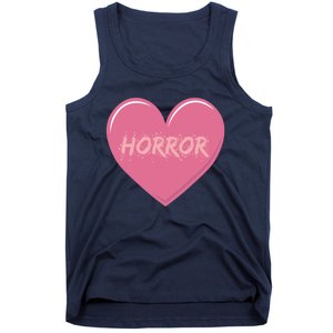 Horror Creepy Yami Kawaii Pastel Grunge Valentines Heart Tank Top