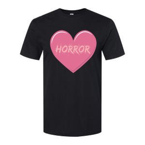 Horror Creepy Yami Kawaii Pastel Grunge Valentines Heart Softstyle CVC T-Shirt