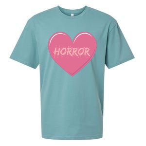 Horror Creepy Yami Kawaii Pastel Grunge Valentines Heart Sueded Cloud Jersey T-Shirt