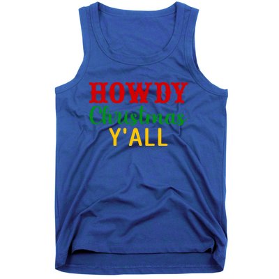 Howdy Christmas YAll Cute Gift Tank Top