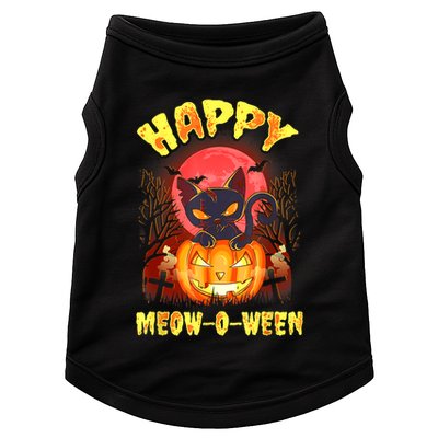 Halloween Cat Zombie Jack O Lantern Happy MeowOWeen Kitten Doggie Tank