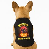 Halloween Cat Zombie Jack O Lantern Happy MeowOWeen Kitten Doggie Tank