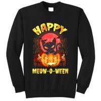 Halloween Cat Zombie Jack O Lantern Happy MeowOWeen Kitten Sweatshirt