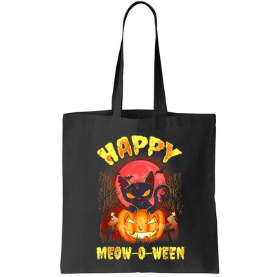 Halloween Cat Zombie Jack O Lantern Happy MeowOWeen Kitten Bag