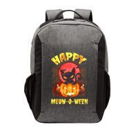 Halloween Cat Zombie Jack O Lantern Happy MeowOWeen Kitten Vector Backpack