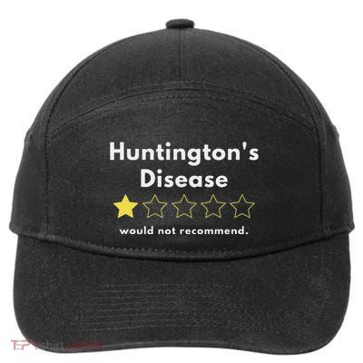 HuntingtonS Disease 1 Star Of Five. Would Not Recommend 7-Panel Snapback Hat