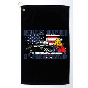 Hellcat Division 12th Armored Division Platinum Collection Golf Towel