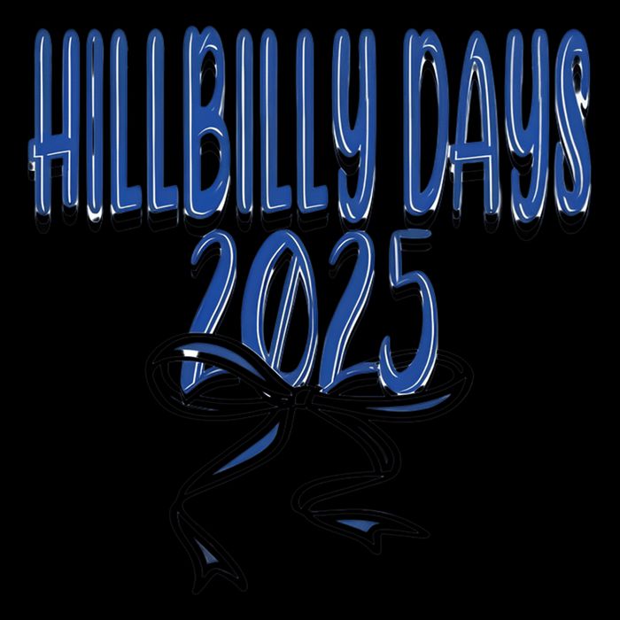 Hillbilly Days 2025 Stripe Pom Pom Beanie