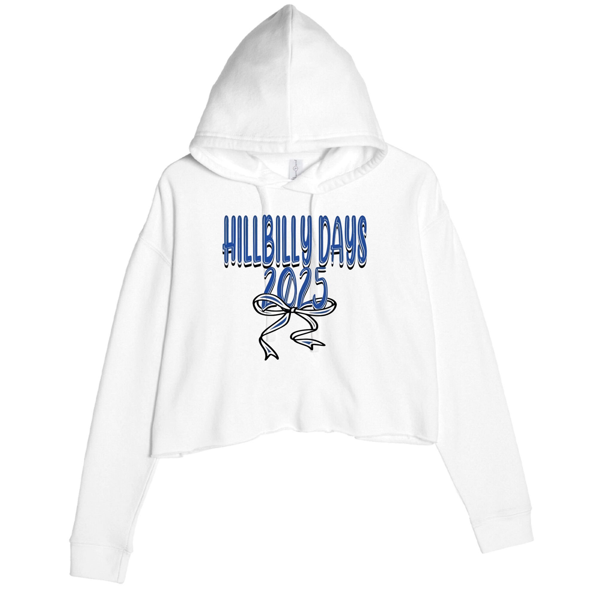 Hillbilly Days 2025 Crop Fleece Hoodie