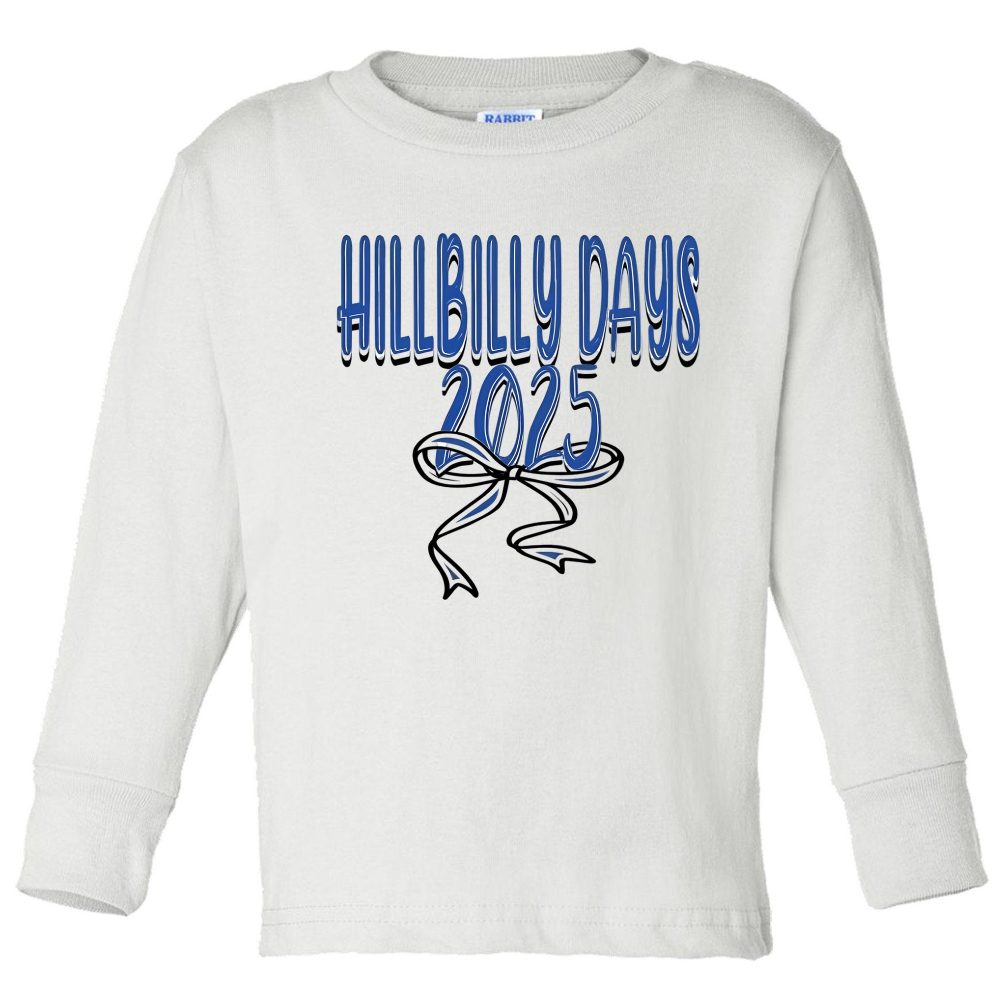 Hillbilly Days 2025 Toddler Long Sleeve Shirt