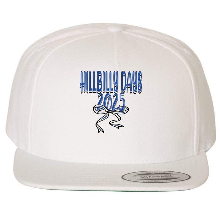 Hillbilly Days 2025 Wool Snapback Cap
