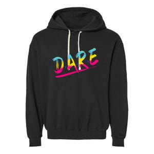 Halloween DARE 80s Halloween Costume Garment-Dyed Fleece Hoodie