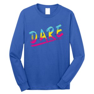 Halloween DARE 80s Halloween Costume Long Sleeve Shirt