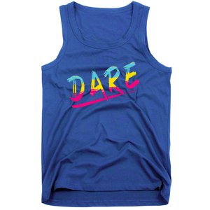 Halloween DARE 80s Halloween Costume Tank Top