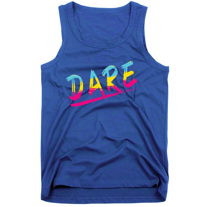 Halloween DARE 80s Halloween Costume Tank Top