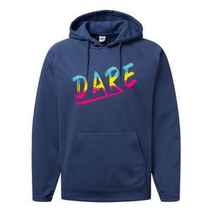 Halloween DARE 80s Halloween Costume Performance Fleece Hoodie