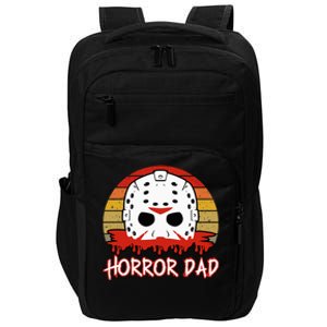 Horror Dad 80s Horror Movie Impact Tech Backpack