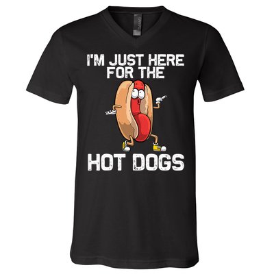 Hot Dog Art Hot Dog Stand Hot Dog V-Neck T-Shirt