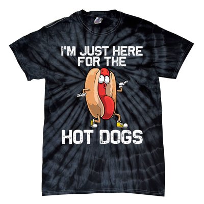 Hot Dog Art Hot Dog Stand Hot Dog Tie-Dye T-Shirt