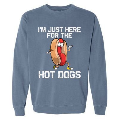 Hot Dog Art Hot Dog Stand Hot Dog Garment-Dyed Sweatshirt