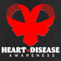 Heart Disease Awareness Red Heart Ribbons 11oz C Handle Ceramic Mug