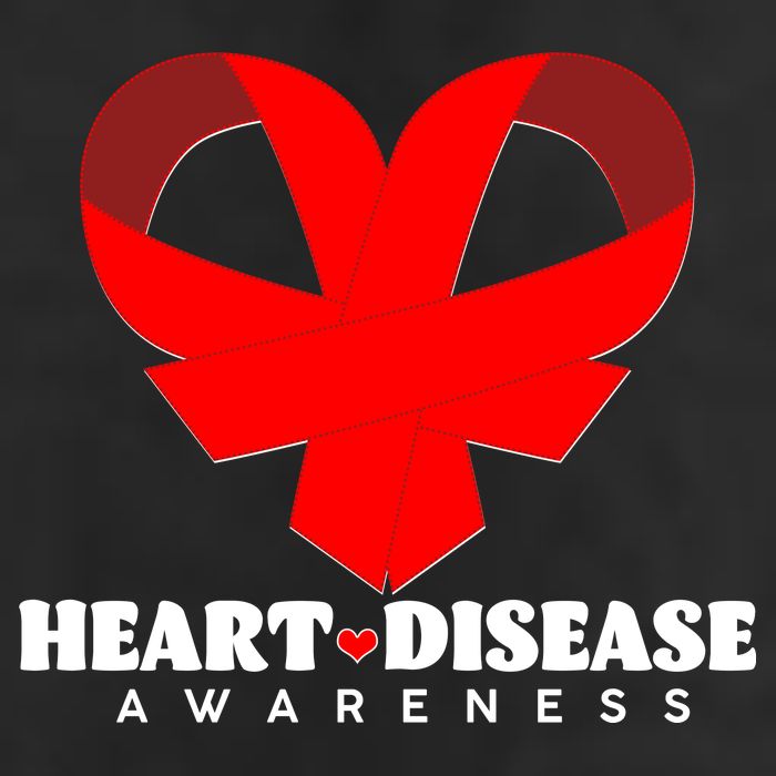 Heart Disease Awareness Red Heart Ribbons 11oz C Handle Ceramic Mug