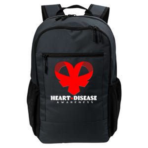 Heart Disease Awareness Red Heart Ribbons Daily Commute Backpack