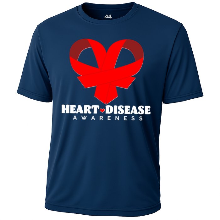 Heart Disease Awareness Red Heart Ribbons Performance Shirt