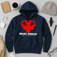 Heart Disease Awareness Red Heart Ribbons Hoodie