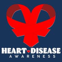 Heart Disease Awareness Red Heart Ribbons Hoodie